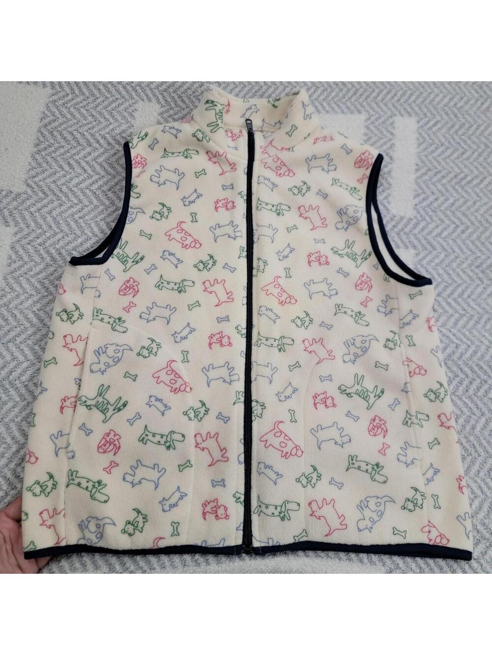 Women's Multi and White Gilet
